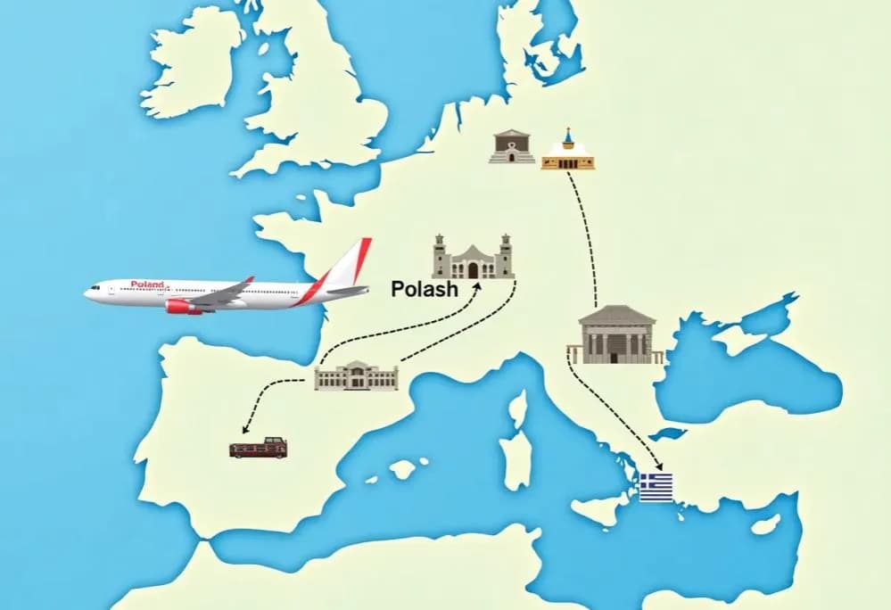 Ile Trwa Lot z Polski do Grecji? Czas Przelotu, Średnia Długość Lotu i Czynniki Wpływające na Czas Podróży