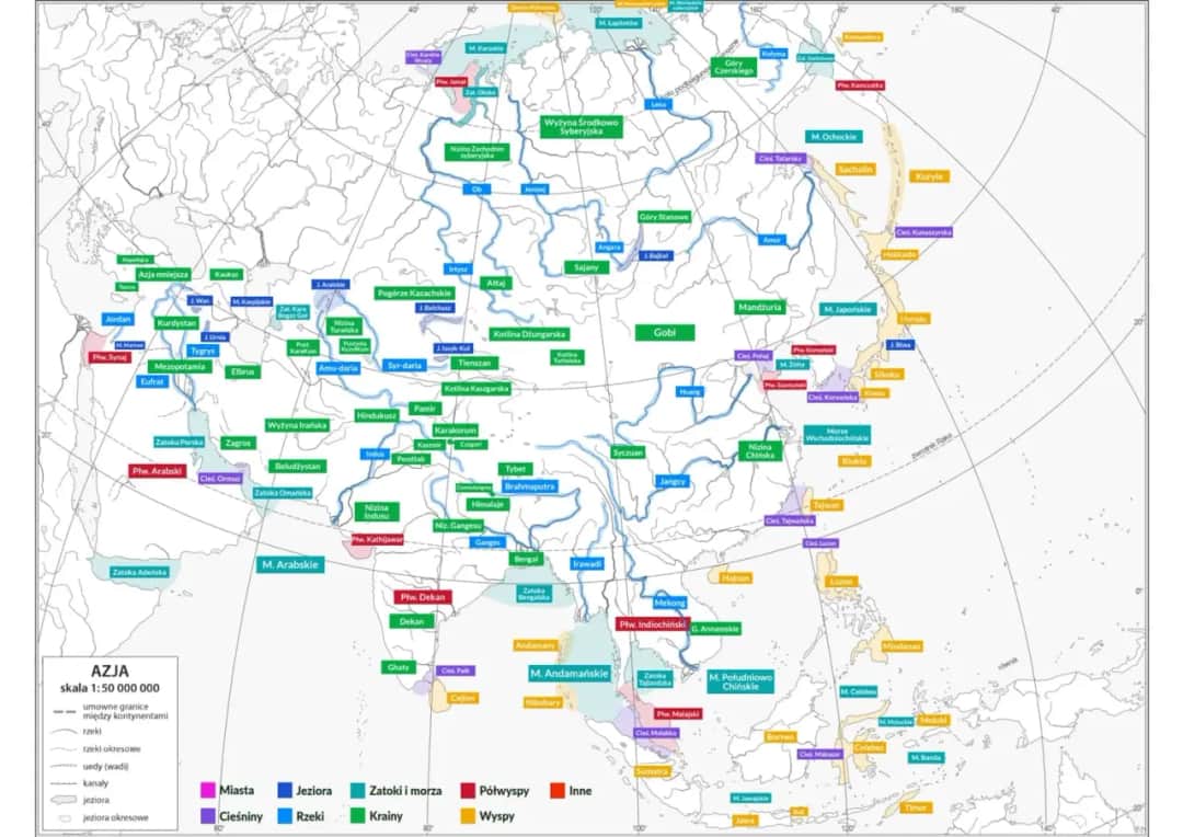 Granice Azji - najważniejsze elementy geograficzne i polityczne w 2025