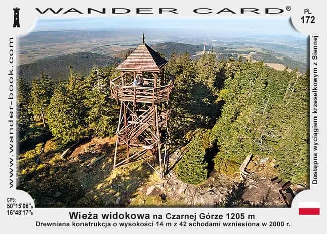 Podziwiaj góry z lotu ptaka na wieży widokowej Czarna Góra. Warto?